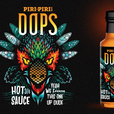 Hot Sauce Label Design