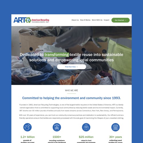 New Brand + Website for American Recycling Technologies