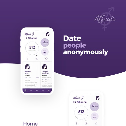 Anonymous dating app