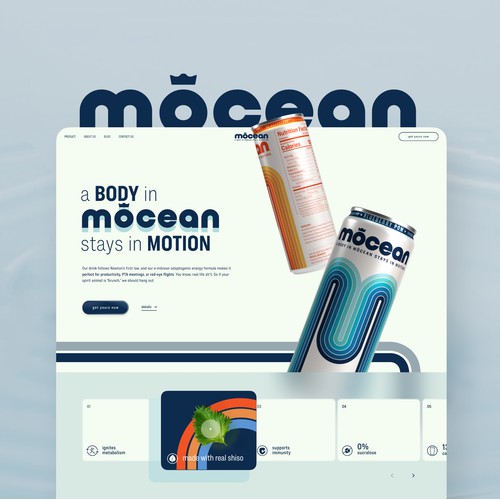 Webdesign for mocean Drink