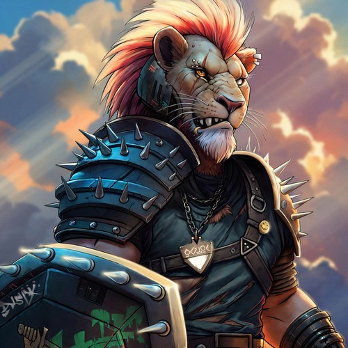 Intergalactic Lion Warrior