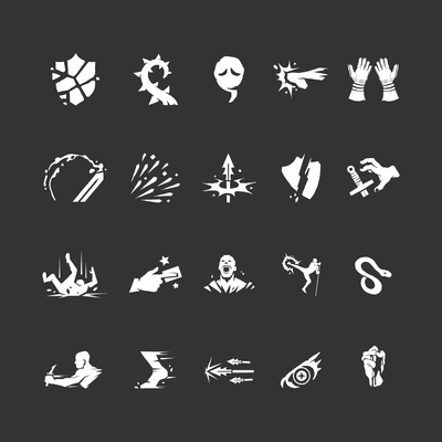 Black Dust Icons